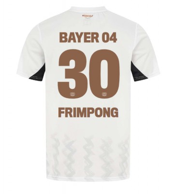 Bayer Leverkusen Jeremie Frimpong #30 Segunda Equipación 2024-25 Manga Corta